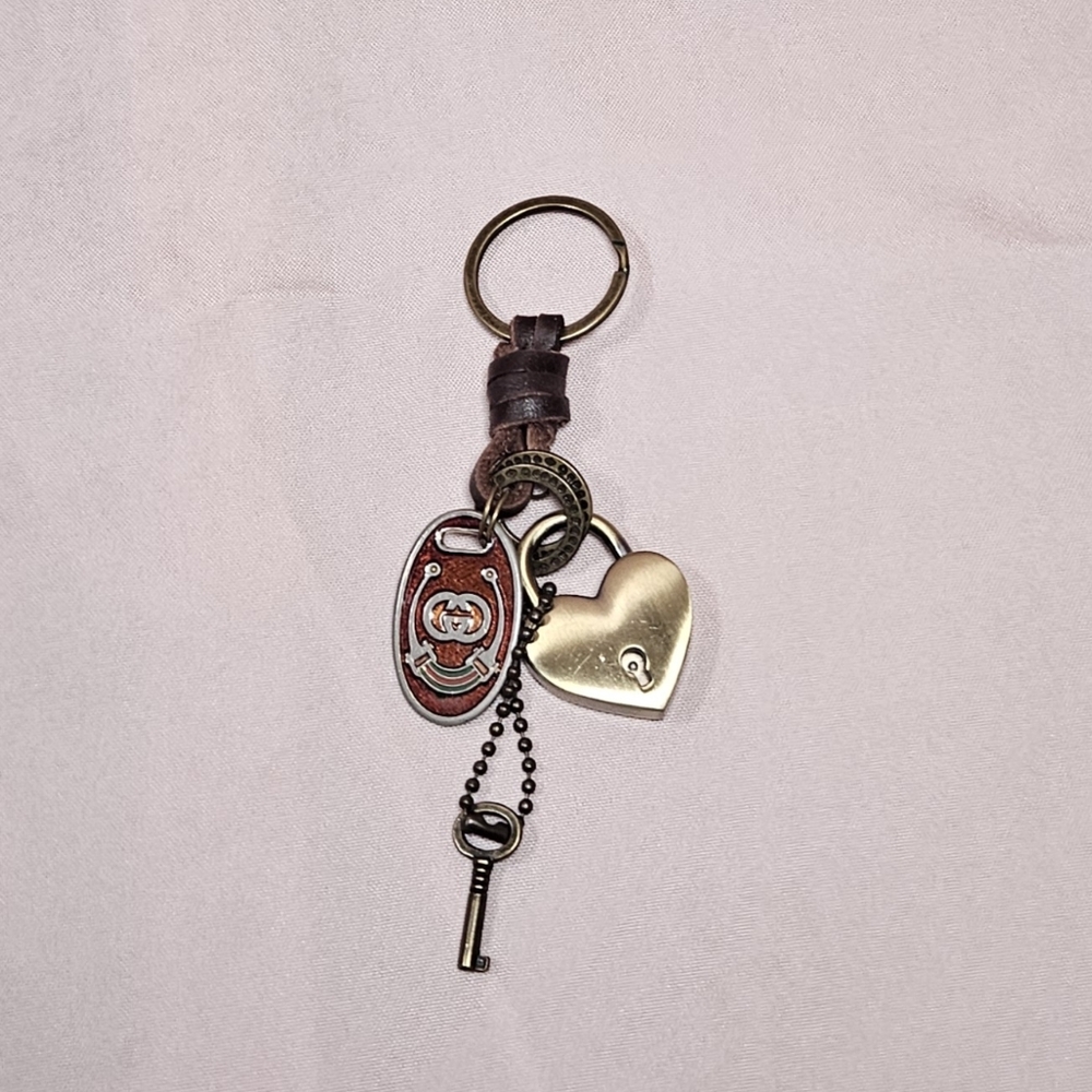 Gucci Vintage Key Keychain 🗝 Authentic Upcycle